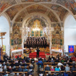 Konzert Chor viril Surses am 17. März 2013 in der Baselgia Nossadonna Savognin.  © Bild: Rolf Canal